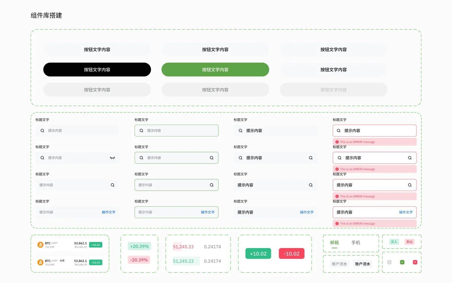 Design system components