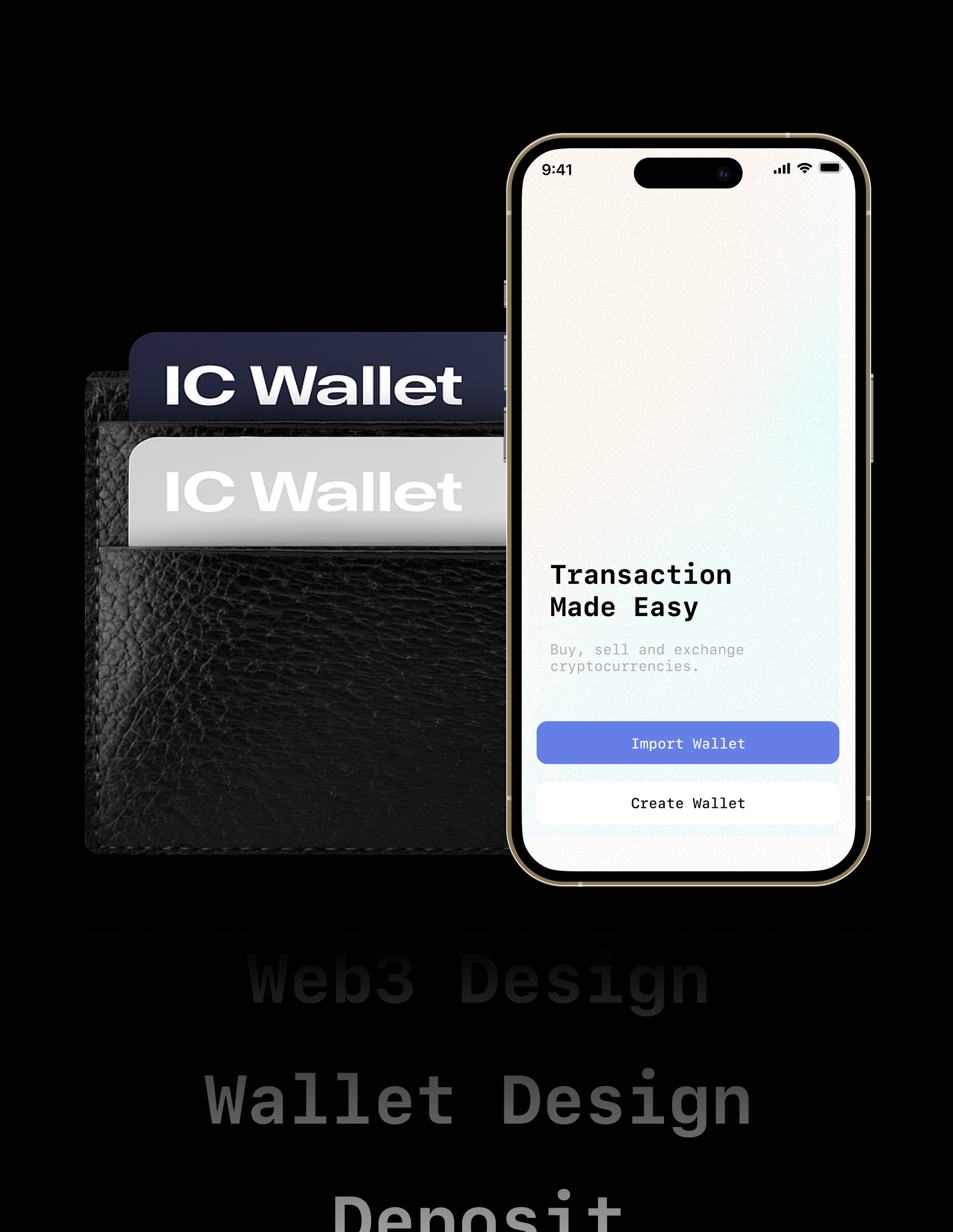 IC wallet UI/UX Design